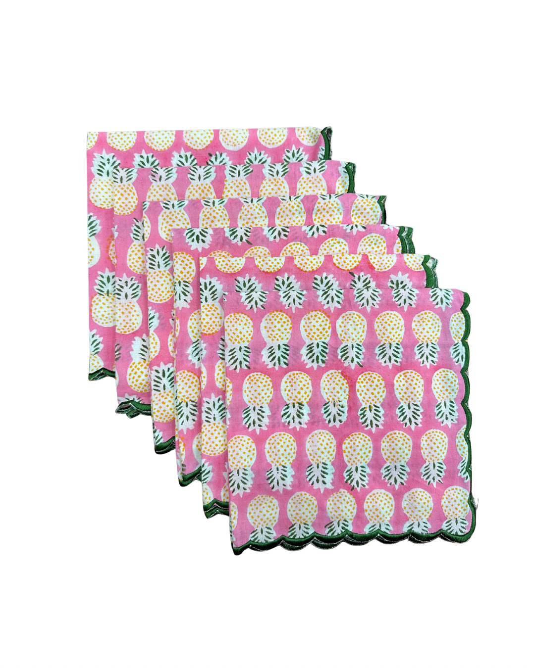 Pink Pineapple Pop Napkins