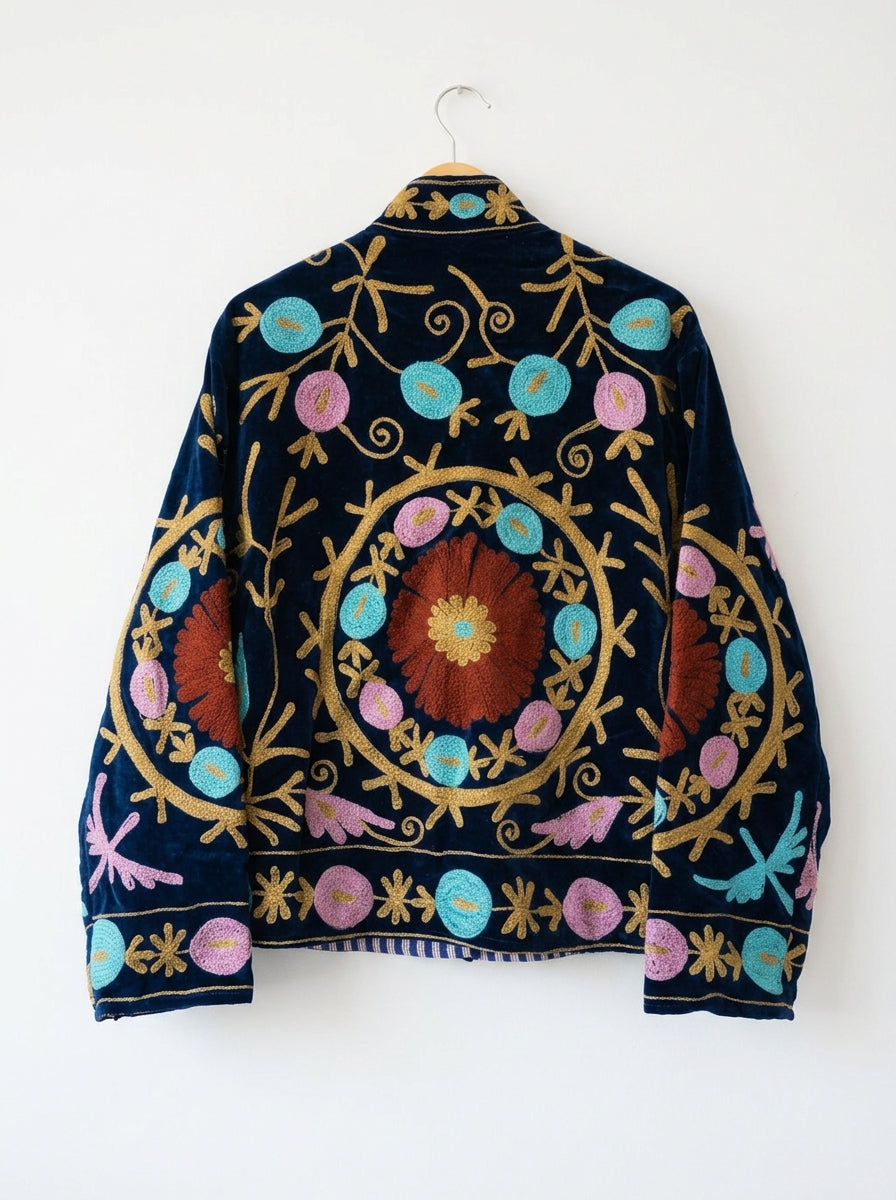 Midnight Garden Suzani Velvet Jacket