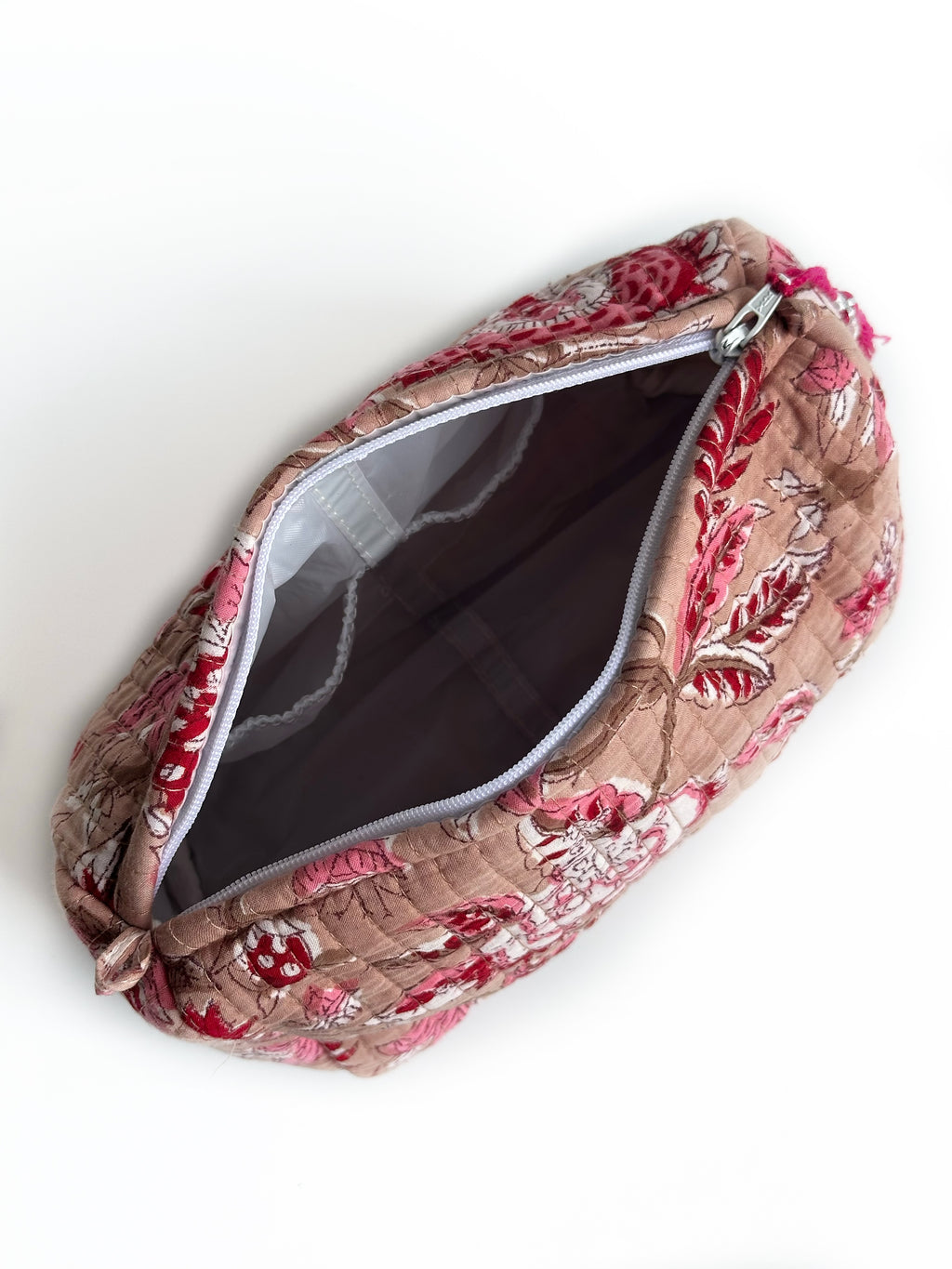 Rosewood Floral Pouch (set of 3)