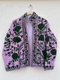 Lilac Suzani Embroidered TNT Jacket