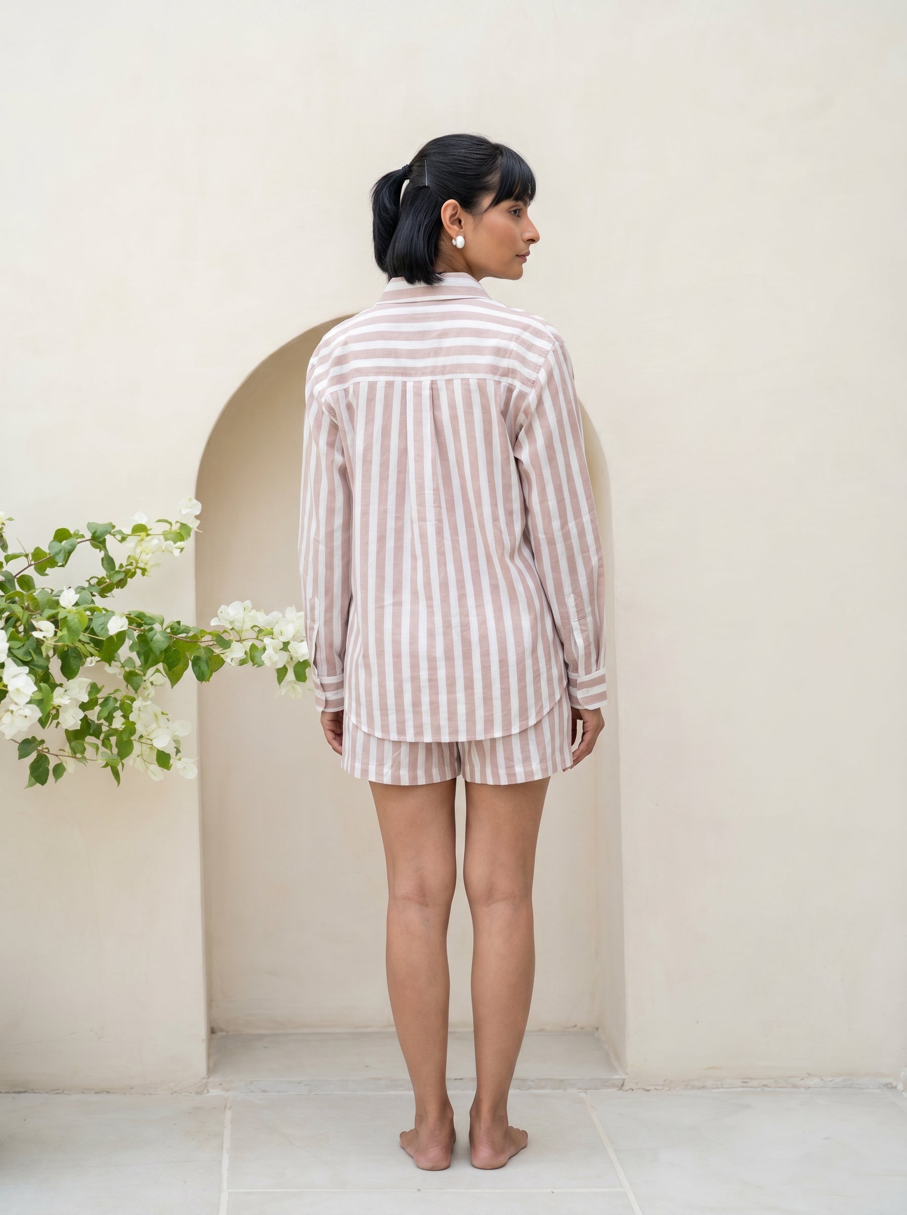 Blush Pink Stripe Co-Ord Set