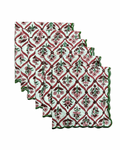 Ivory Lattice Garden Napkins