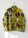 Butterfly Garden Embroidered Velvet Jacket