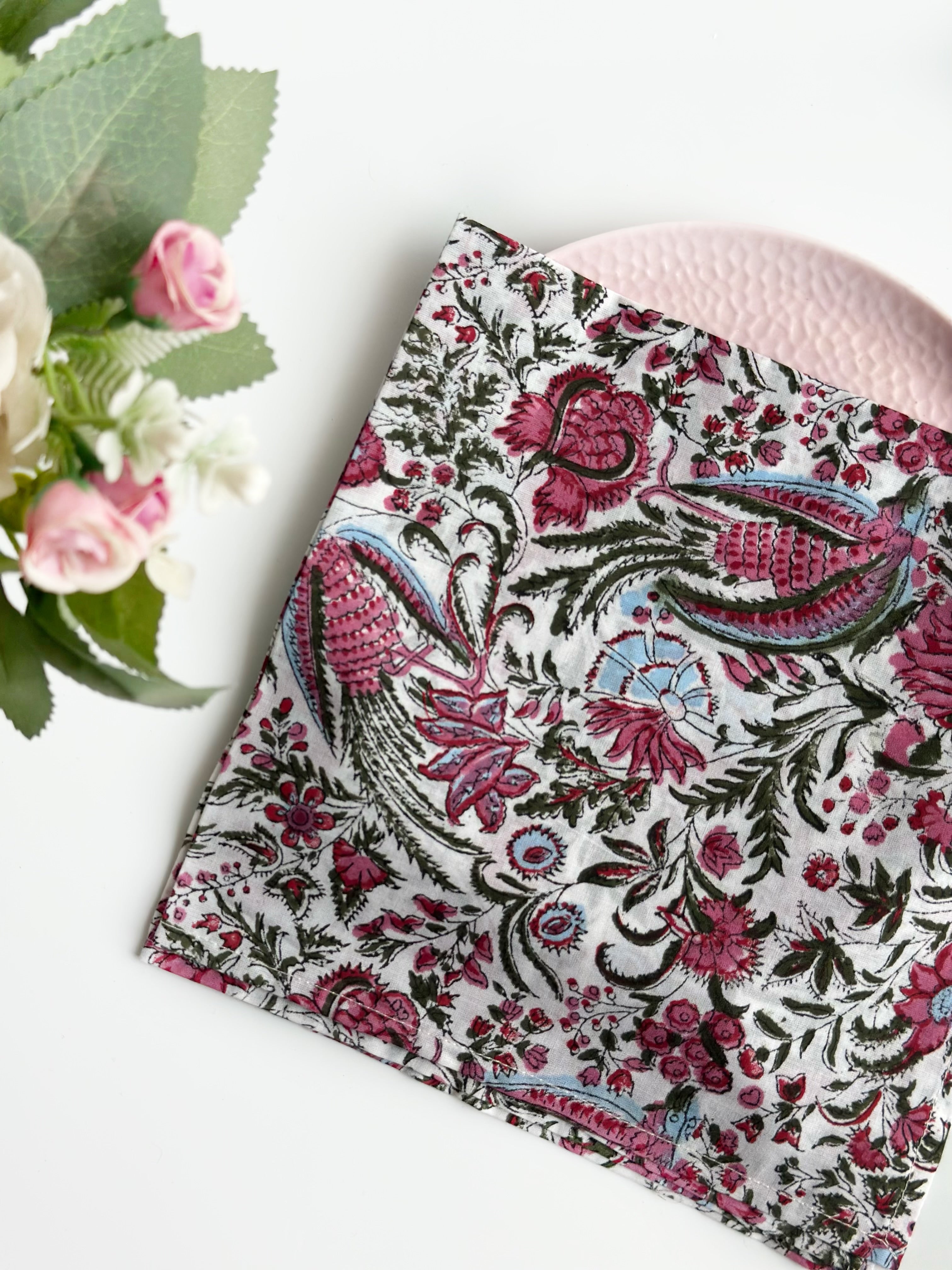 Vintage Blossom Cotton Napkin (Set of 6)