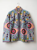Sky Blue Suzani Eye Jacket