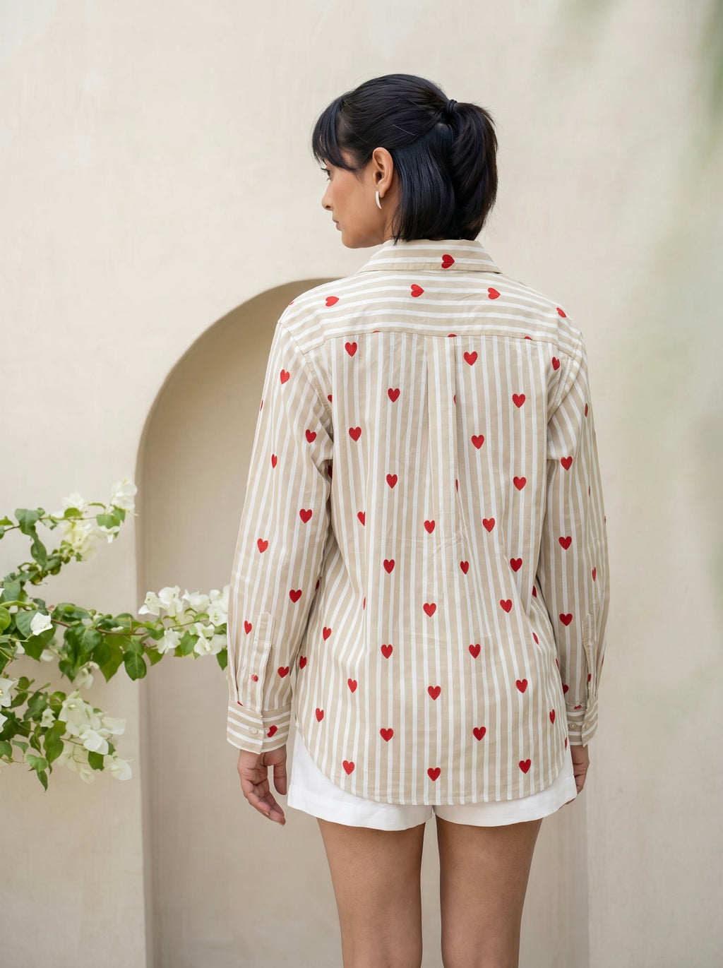 Love Story Heart Print Shirt
