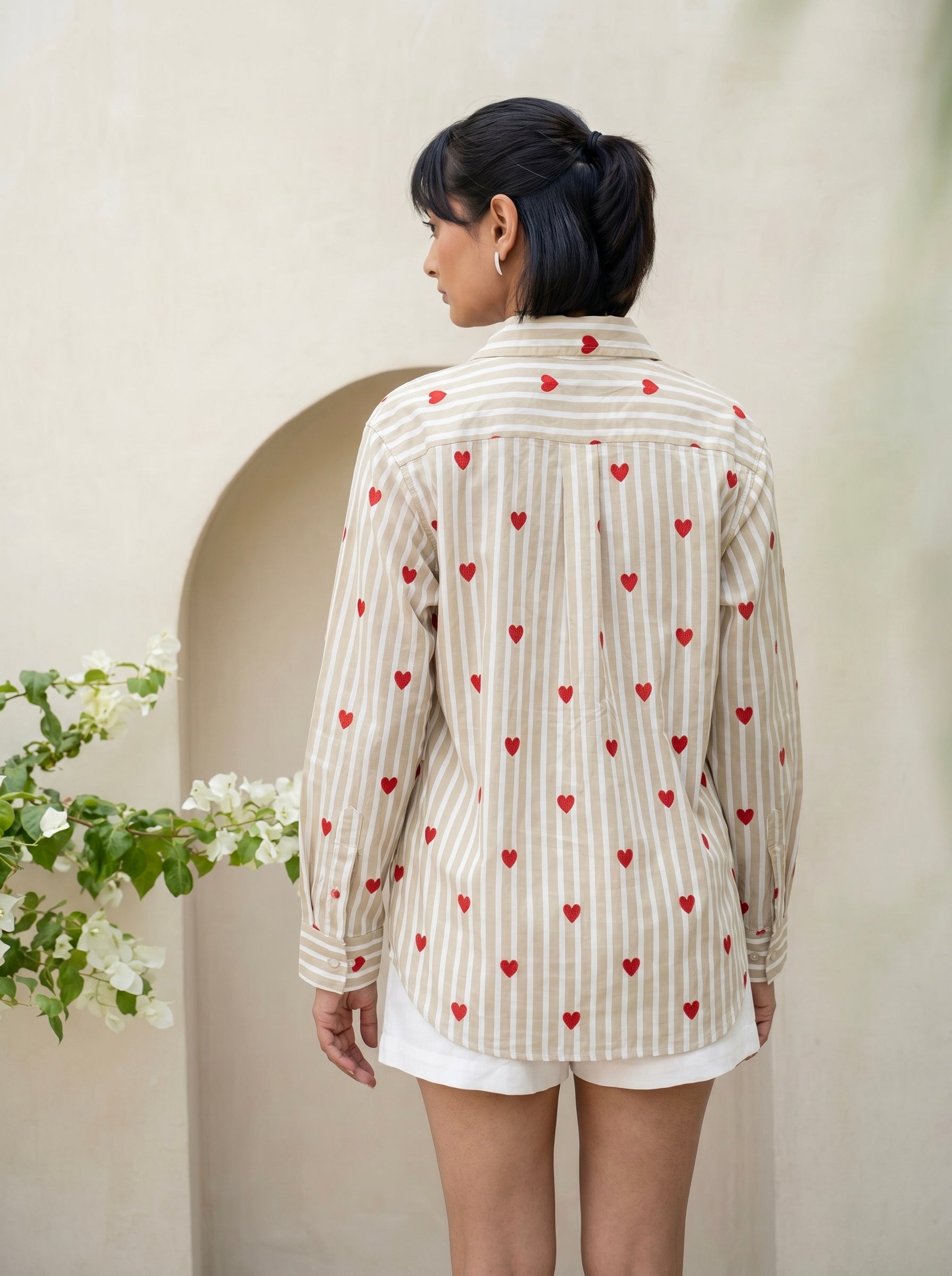 Love Story Heart Print Shirt