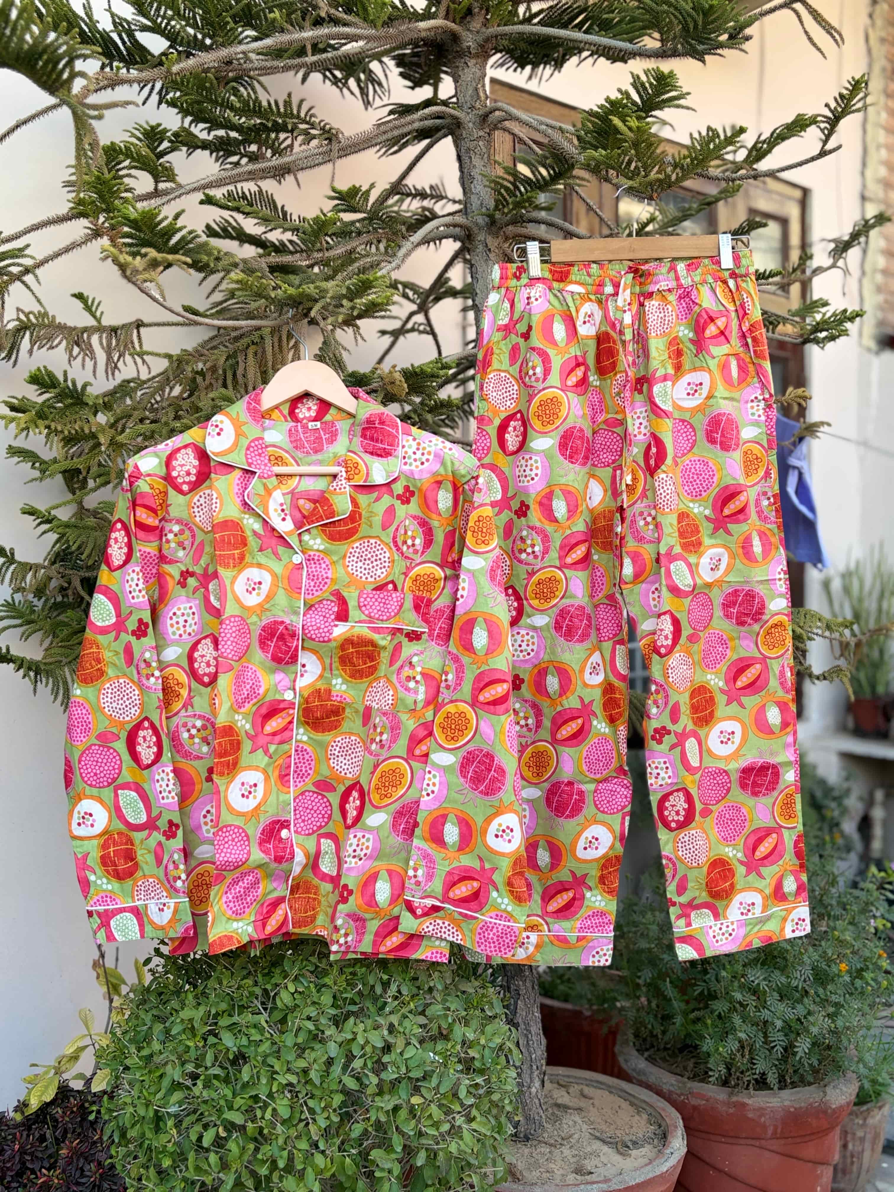 Pomegranate printed PJ Sets