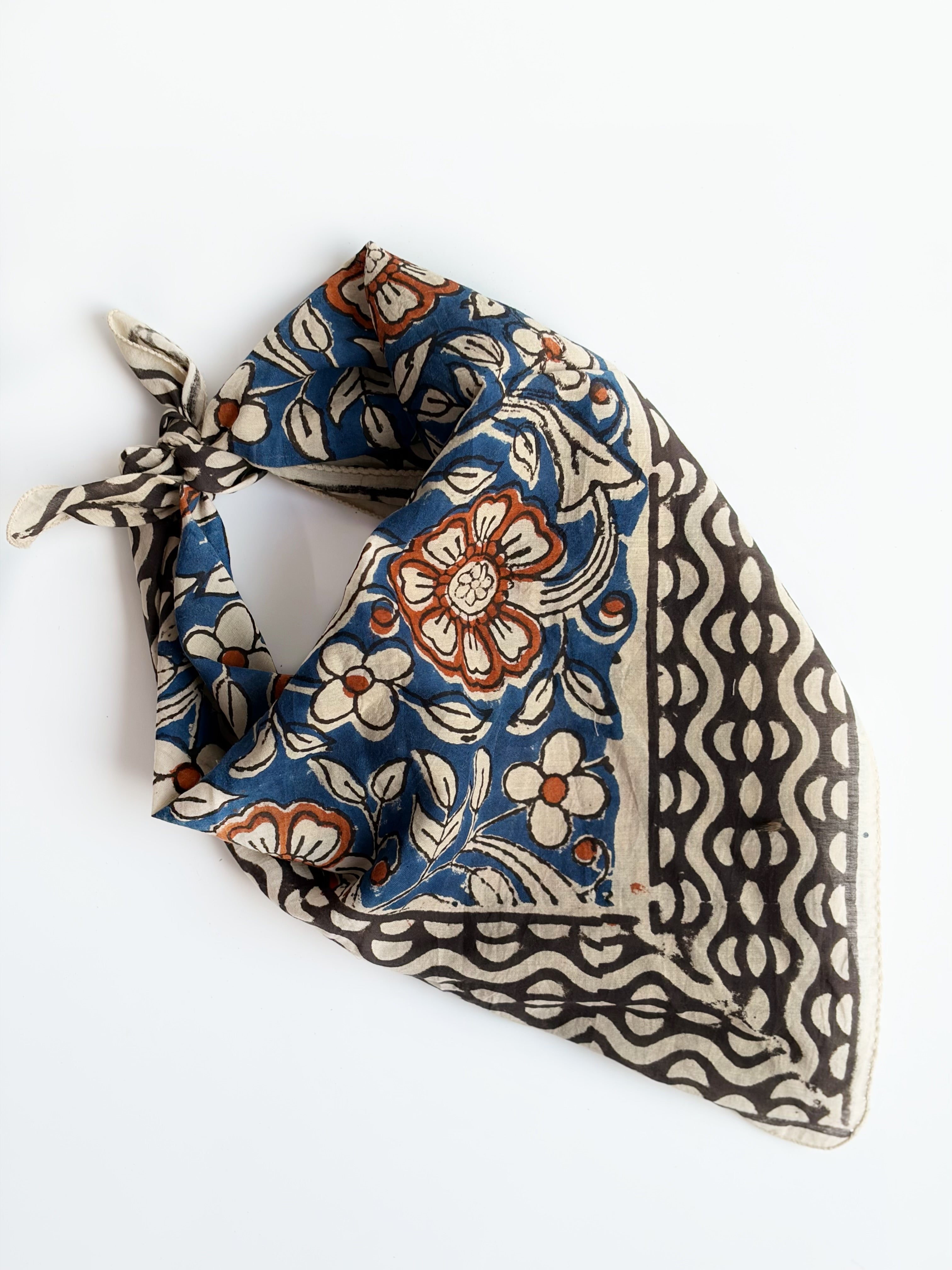 Indigo Meadow Cotton Bandana (Pack of 2)