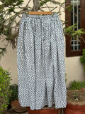 Ash Ikat Cotton Maxi Skirt