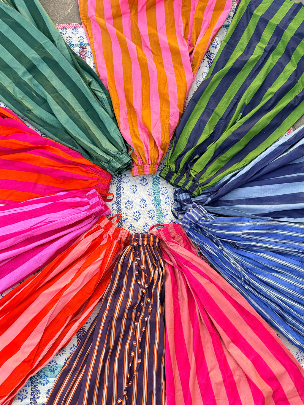 Boho Candy Stripe Skirts